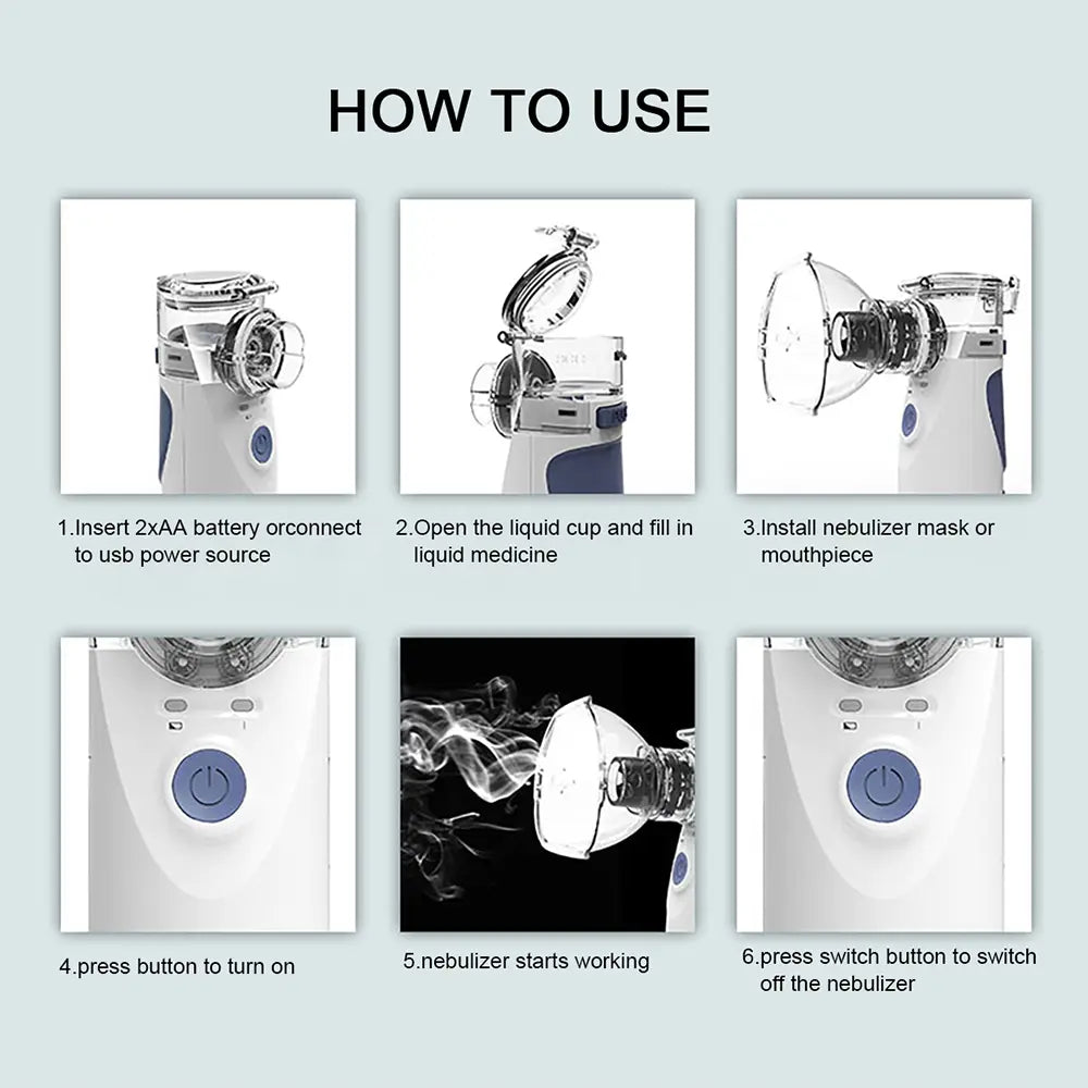 Mini Handheld portable Inhale Nebulizer