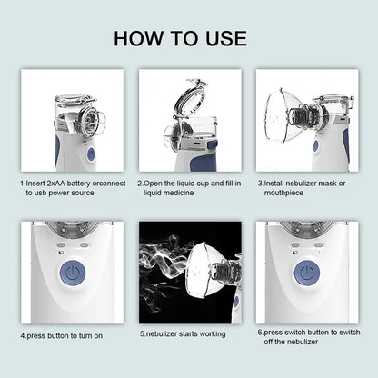 Mini Handheld portable Inhale Nebulizer
