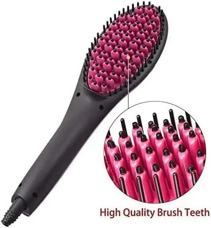 Simply 2 in 1 Hair Curler and Straightener Brush