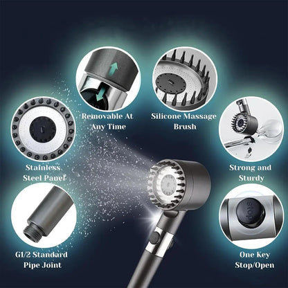 Multifunctional Scalp Massage Shower