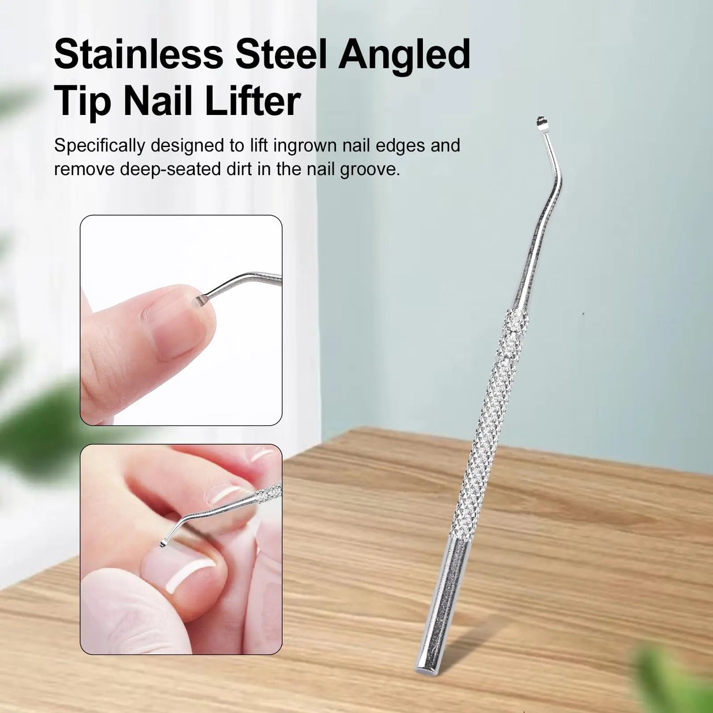 Eagle Beak Slanted Nail Clipper 3-Piece Set for Thick Nails