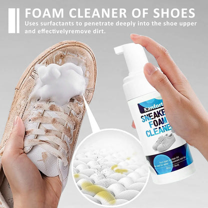 Sneaker Foam Cleaner Kit for White Shoes - Deep Clean Stain Removal 4oz / 118ml