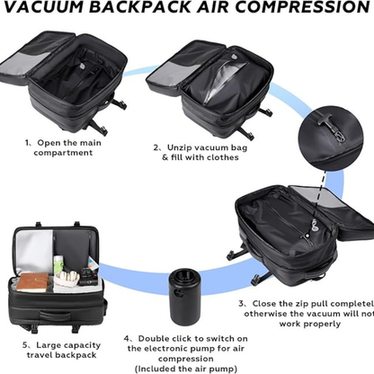 Traveling Bag Vacuum Compression Backpack