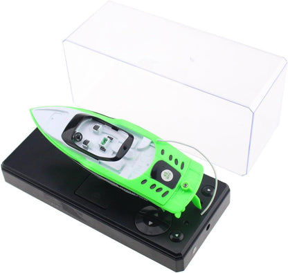 Mini RC Boat Ship Remote Control Speedboat Speed Racing Boat Water Toy Kids | قارب تحكم عن بعد صغير | زورق سباق سريع للأطفال – لعبة مائية ممتعة